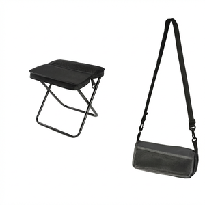 Factory Portable <b>Folding</b> <b>Stool</b> for Adults Pocket Chairs Seat Foldable Backpack <b>Stool</b> with Shoulder Strap - Product Image 3