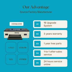 Machine à <span class=keywords><strong>jet</strong></span> de film de transfert thermique de bureau Erasmart Imprimante DTF à <span class=keywords><strong>jet</strong></span> d'encre numérique Machine d'impression de logo A3 sur vêtements - Product Image 6