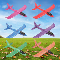 Avion planeur léger en mousse EPP, jouet volant à lancer à la main pour enfants et jeux en plein air, 48x48cm, toutes saisons