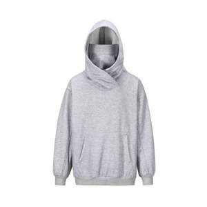H5551 Nouveau design tendance Ins&Tik Tok, vente en gros, sweats à capuche Ninja à demi-masque personnalisés en mélange de coton 350 g/m², sweats à capuche vierges pour hommes - Product Image 1