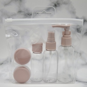Le <span class=keywords><strong>voyage</strong></span> de soins de la peau met en bouteille la matière plastique d'emballage cosmétique de soin personnel - Product Image 4