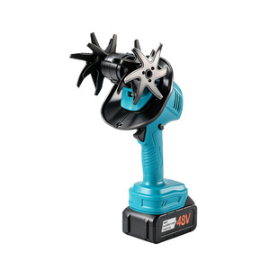 Motoculteur Électrique Portable sans Fil au Lithium à 4 Lames, Mini-Cultivateur Rotatif pour Jardin, Ameublisseur de Sol pour Jardinage, Labourage et Désherbage - Product Image 2