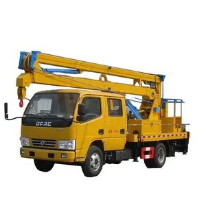 Ban đầu được sử dụng Cherry picker thủy lực động cơ/24 Mét làm việc trên không nền tảng gắn xe tải trong kho để bán