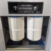 Mesa de Trabajo con Sistema de Extracción de Polvo para Pulido Industrial, con Puerta y Sistema de Recolección de Polvo