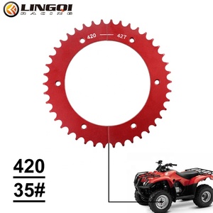 Piñón Trasero LINGQI RACING <span class=keywords><strong>420</strong></span> 42T para Motocicleta, Scooter, ATV, Go Kart, Quad, Motocicletas Todoterreno - Product Image 6