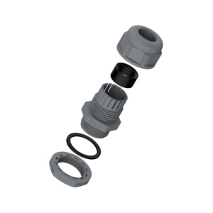 R & R không thấm nước IP68 Nylon Cable glands ROHS chứng nhận nhựa kết nối trong Kích cỡ PG7/9 PG11 pg13.5 pg16 pg21 pg29 pg36 pg42 - Product Image 6