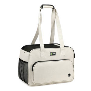 حقيبة حمل جديدة للكلاب الصغيرة من أكسفورد بسحاب ناعم الجوانب مع جيوب محمولة للجراء والقطط للسفر والاستخدام الخارجي مع شبكة تهوية - Product Image 5