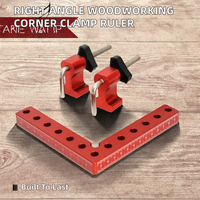 Serre-joints d'angle pour le travail du bois DIY OEM/ODM, règle d'angle droit 90 degrés, plaques de positionnement auxiliaires en aluminium en forme de L pour fixation