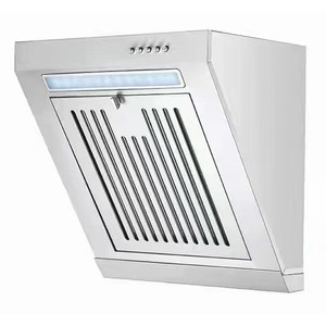 Mini hotte murale en acier inoxydable, débit d'air de 10 m³/min, échappement combiné, usage commercial, filtre en aluminium - Product Image 1