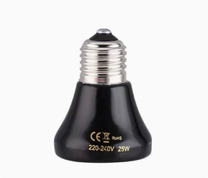 <span class=keywords><strong>Lampe</strong></span> <span class=keywords><strong>chauffante</strong></span> en céramique pour reptiles, <span class=keywords><strong>tortue</strong></span>, lézard, gecko, serpent, ampoule <span class=keywords><strong>chauffante</strong></span> infrarouge pour terrarium, chaleur pour reptiles, utilisation en intérieur - Product Image 1