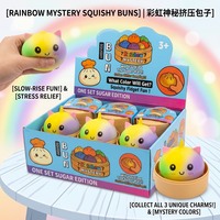 Nouvelle Boîte Mystère de Jouets Licorne Squishy Créatifs en TPR, Anti-Stress, pour Enfants de 3 Ans et Plus, Vente en Gros