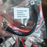 Câbles de batterie basse tension personnalisés 4/6 AWG/Gauge, isolés en XLPO/caoutchouc silicone, câble solaire en cuivre homologué 600V/1000V/1500V