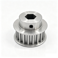 Poulie de distribution CNC personnalisée GT2 5GT HTD3M 5M 8M AT10 T5 T10 en aluminium pour équipement d'automatisation