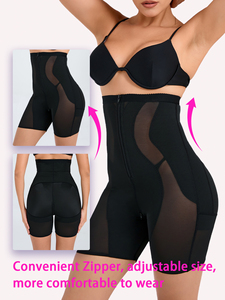 Langqin Colombianas 지퍼와 후크 배 컨트롤 반바지 쉐이퍼민트 배 컨트롤 팬티 쉐이프웨어 - Product Image 4