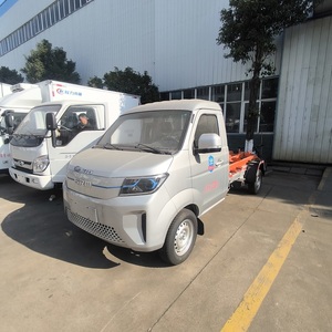 รถบรรทุกขยะไฟฟ้าแบรนด์จีน แบบยกตู้ขยะได้ ตู้ขยะถอดได้ ตัวถังแบบถอดประกอบได้ รถบรรทุกขนขยะแบบ Skip Loader สำหรับขาย - Product Image 1