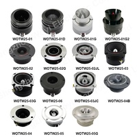 Tweeter speaker mobil 25mm, pengeras suara tweeter neodymium super peluru aluminium diafragma titanium