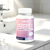 Capsules Probiotiques Véganes OEM à la Canneberge pour la Santé Intestinale des Femmes Adultes – Soin Quotidien