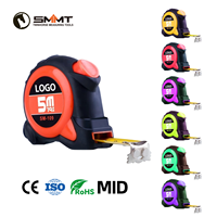 Vente en gros d'usine : Mètre ruban rétractable en acier à verrouillage automatique, 5 mètres, double échelle métrique et impériale, haute précision, logo personnalisé