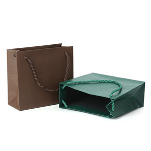 Bán buôn Tùy chỉnh màu sắc có thể tái chế giấy trang sức quà tặng bao bì túi với Ribbon cán biểu tượng tùy chỉnh - Product Image 3