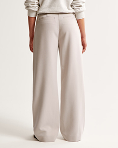 <span class=keywords><strong>Pantalon</strong></span> large à coupe ample et confortable pour femmes <span class=keywords><strong>Pantalon</strong></span> pleine longueur à taille élastique et taille haute - Product Image 4