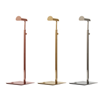 Présentoir de Comptoir Pliable et Réglable en Métal Électroplaqué, Écologique et Moderne, Personnalisable, Facile à Assembler pour le Commerce de Détail