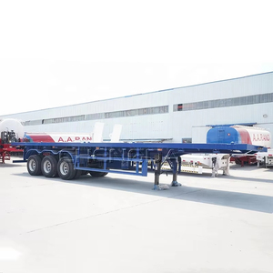 รถพ่วงพื้นเรียบอะลูมิเนียม 4 เพลา 3 เพลา 50 ตัน - Product Image 1