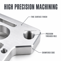 Pièces robotiques usinées sur mesure par CNC, composants d'armes robotiques en aluminium et acier inoxydable, usine