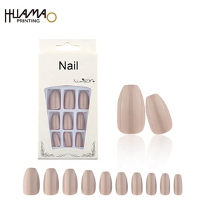 Eco-friendly <b>Paper</b> box Hanging Hole Display <b>Boxes</b> for Press On Nails, Foldable <b>Paper</b> <b>Boxes</b> for DIY False Nails - Product Image 1