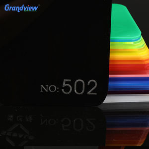Grandview Cast <span class=keywords><strong>Opaque</strong></span> Givré Mat Couleur Jour Nuit 4mm Noir LED <span class=keywords><strong>Acrylique</strong></span> Perspex Feuille Panneau <span class=keywords><strong>Plaque</strong></span> - Product Image 5