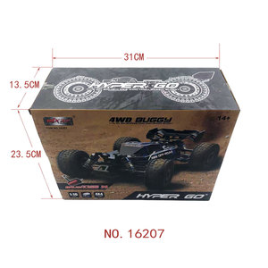 Escala 1/16 de alta velocidad 65 km/h sin escobillas 4WD todoterreno <span class=keywords><strong>Buggy</strong></span> Racing Drift RTR Radio Control camión de juguete Material metálico cargador Wi-Fi - Product Image 6