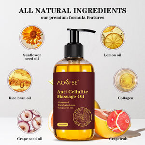 Aceite corporal adelgazante al por mayor, fórmula natural sin logotipo, Aceite de Masaje anticelulítico para hombres y mujeres - Product Image 4