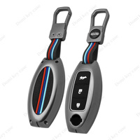 Housse de clé de voiture en alliage de Zinc DM 4 boutons pour Nissan Rogue Altima Maxima Sentra X Trail Patrol Murano Pathfinder Armada Versa