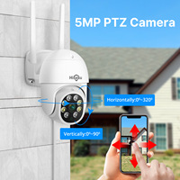 Hiseeu 5MP al aire libre HD Eseecloud 16 canales CCTV al aire libre IP red inalámbrica Wi Fi Ptz sistema de cámaras de seguridad