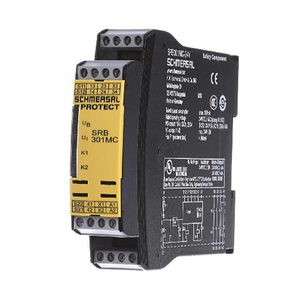 Relé de Seguridad Schmersal 103014374 Srb-e-301mc Original y Nuevo, 3 Contactos, 1 Contacto de Señalización, 24 V CA/CC - Product Image 1