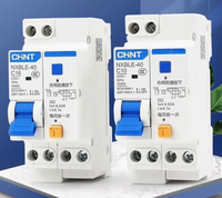Disjoncteur différentiel (RCBO) CHNT NB2LE 230V 50HZ 6000A, protection contre les surcharges et les courts-circuits, neuf et original de Chine