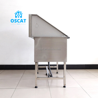 OSCAT Machine de lavage pour animaux de compagnie personnalisée, baignoire pour chiens en acier inoxydable, instrument vétérinaire, directement de l'usine