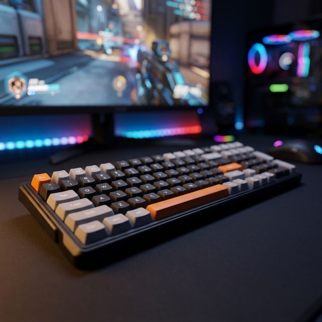 104 Keys RGB Gaming Keyboard Gamer Mechanical Hot Swap OEM Custom Color Keyboards