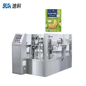 SUK premade bag standup pouch for muffins zipper bag doypack packing machine packing machine for cookie