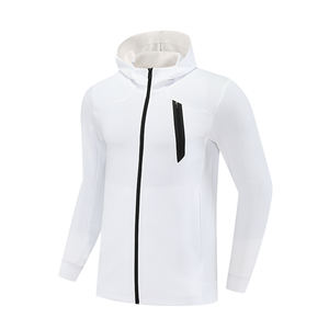 Men Sports Polyester <b>Jackets</b> Outdoor Clothes Zipper <b>Workout</b> Sportswear Breathable Running <b>Jacket</b> - Product Image 5