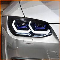 XCAT pour E92 Coupé E93 Cabriolet 2007-2010 Style M3 Competition Bi-LED Double lentille de projecteur Phares à LED séquentiels DRL 12V