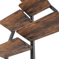 Étagère de rangement en fer à 6 niveaux, style campagnard, écologique, pour palettes, extérieur, jardin, supports pour pots de fleurs en fer forgé