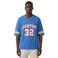 Pull en coton personnalisé avec logo pour homme, pull à manches courtes, pull de football, pull d'été à col en V, tricot décontracté, maillots tricotés pour homme