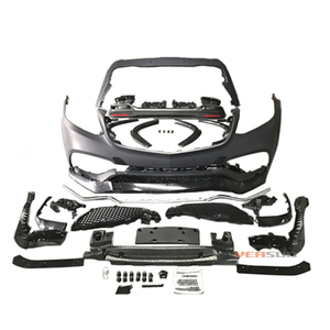 Kit carrosserie X166 de haute qualité, mise à niveau GLS63, nouveau design, pare-chocs complet, s'adapte parfaitement à la <span class=keywords><strong>Mercedes</strong></span> Benz <span class=keywords><strong>GLS</strong></span> 2016 2017 <span class=keywords><strong>2018</strong></span> 2019 - Product Image 1