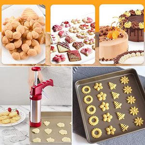 En gros DD1020 Ensemble d'outils décoratifs pour biscuits classiques, comprenant un pistolet de pressage, des disques pochoirs et des emporte-pièces en acier inoxydable pour la pâtisserie - Product Image 4