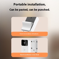 Sonnette vidéo sans fil intelligente HD avec vision nocturne Surveillance à domicile Modules de caméra d'interphone vidéo Accès à la télécommande