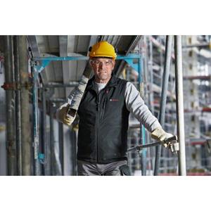 <b>BOSCH</b> - 06188000G6 GHV 12+18V XA - Heated gilet <b>12V</b> black with <b>battery</b> and charger - EAN 4059952580814 WORK JACKETS - Product Image 2