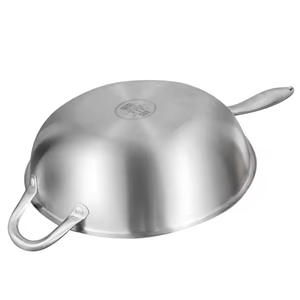 Utensilios de cocina <span class=keywords><strong>Wok</strong></span> de panal antiadherentes de acero inoxidable 410 de 32 y 34 cm para freír y cocinar para uso en la cocina - Product Image 5