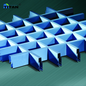 Vách ngăn trần nhôm hạt gỗ louver nướng Trần - Product Image 3