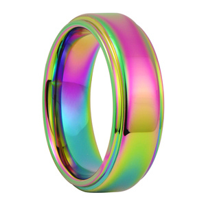 Anillo Unisex de Acero Inoxidable con Engaste de Canal, Estilo Religioso, Símbolo del Orgullo Gay, Lésbico, Bisexual y LGBT, que Simboliza la Igualdad Sexual - Product Image 3