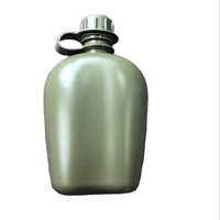 Ensemble de bouteilles d'eau pliables écologiques de 1 L pour le camping en plein air et la cuisine de survie